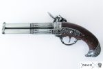 denix-Revolving-3-barrel-flintlock-pistol–France-18th–C–Photoroom